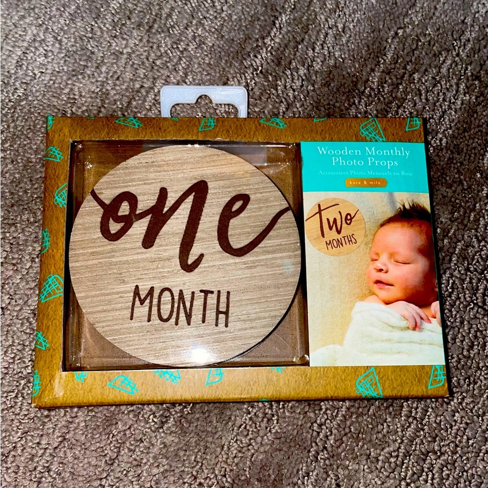 Wooden Monthly Props